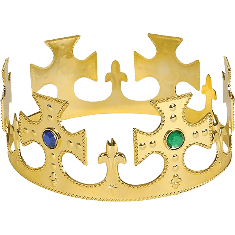Corona rey cruz plana (Docena)